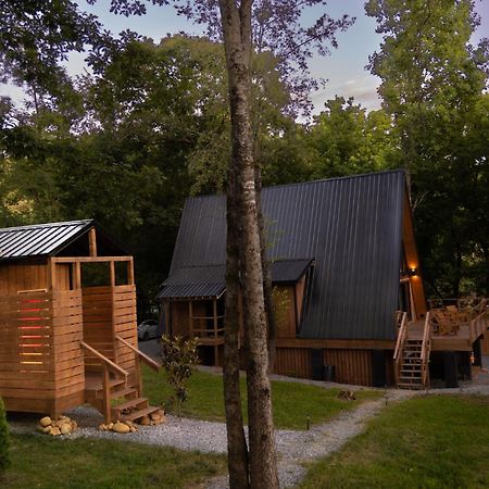 Valhalla Cabins Aframes With Hot Tubs & Sauna Cosby 外观 照片